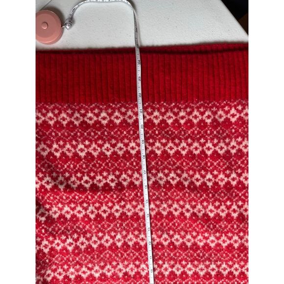 Duluth Trading Company Red Nordic sweater - Picture 3 of 7